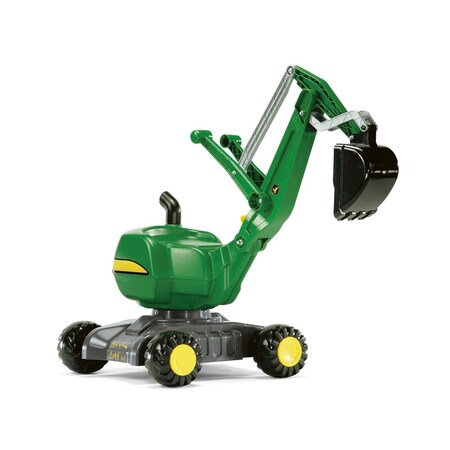 John Deere Ride-On Wheeled Excavator Digger 421022